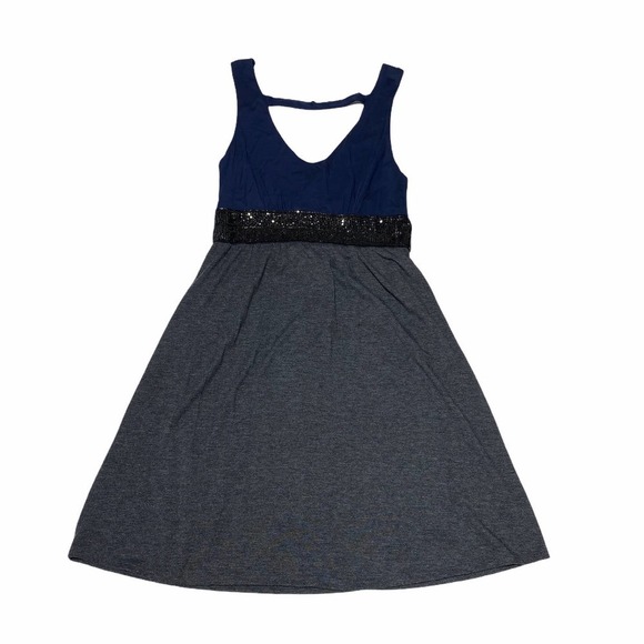 ELLA Moss Alix Chain Sequined V-Neck Mini Dress XS - Picture 7 of 12